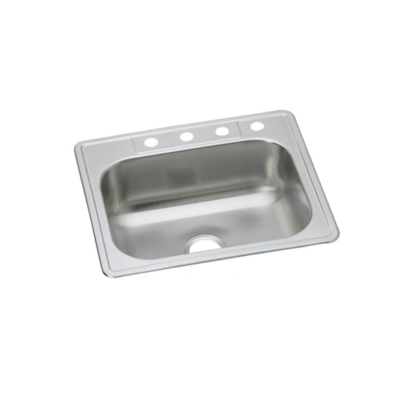 Dayton Stainless Steel 25 X 22 X 7-1/16 Single Bowl Top Mount Sink